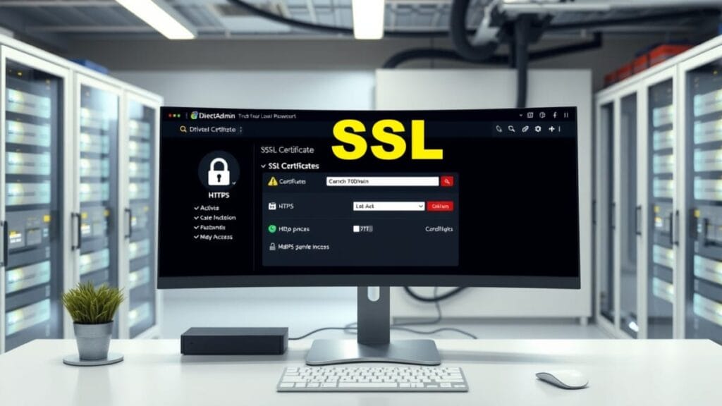configure ssl for a domain on a directadmin vps