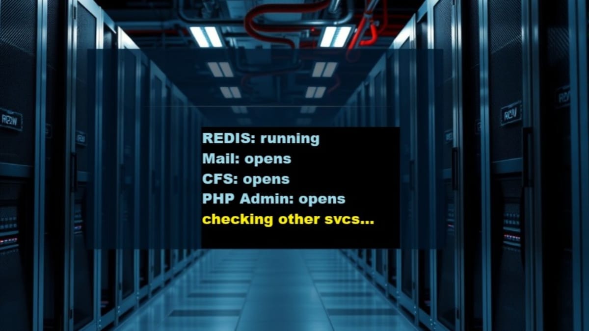 confirm supporting services for an additional domain on a directadmin vps