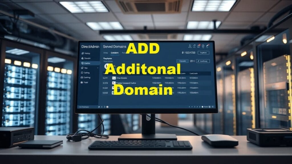 directadmin additional domain vps management