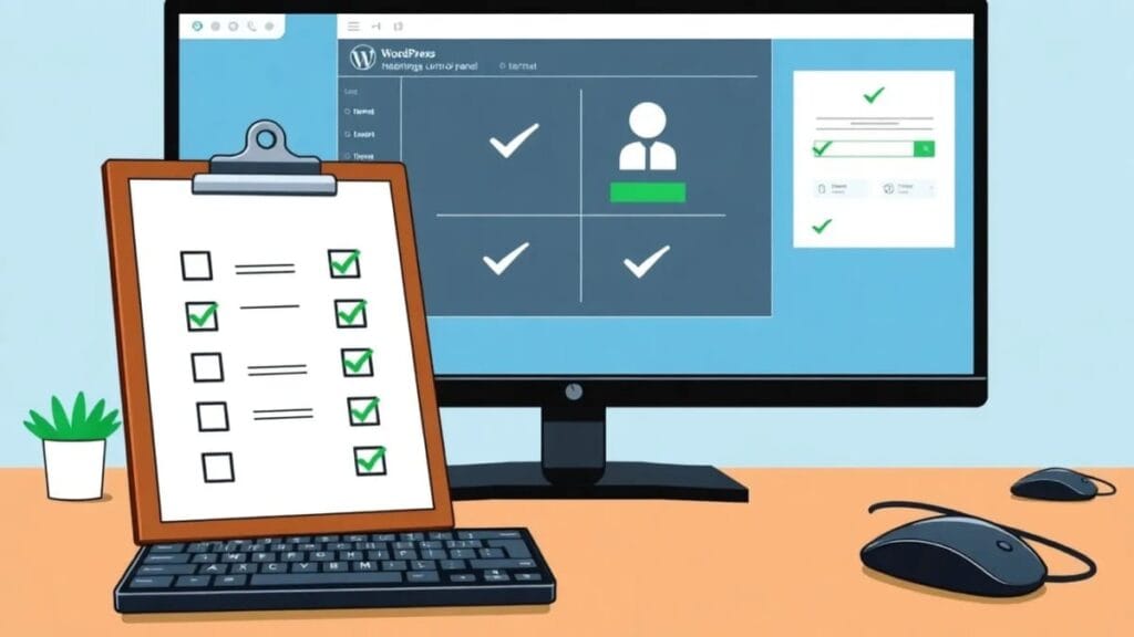 Checklist confirming DirectAdmin installation, login, license, and CustomBuild update completed