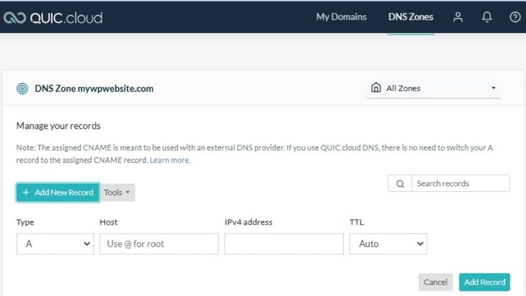 how to add dmarc records begins after you tap on add new record how to add dmarc records begins after you tap on add new record