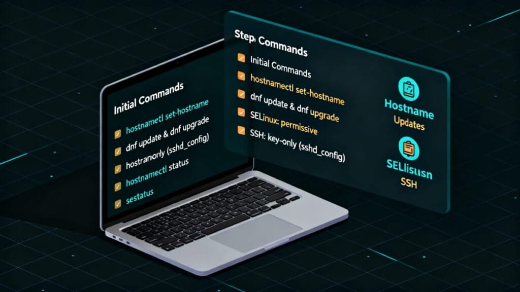 Linux VPS initial commands checklist how to set up a linux vps using commands checklist