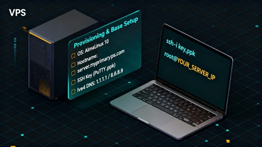 AlmaLinux 10 VPS provisioning checklist AlmaLinux 10 VPS provisioning checklist for how to set up a Linux VPS